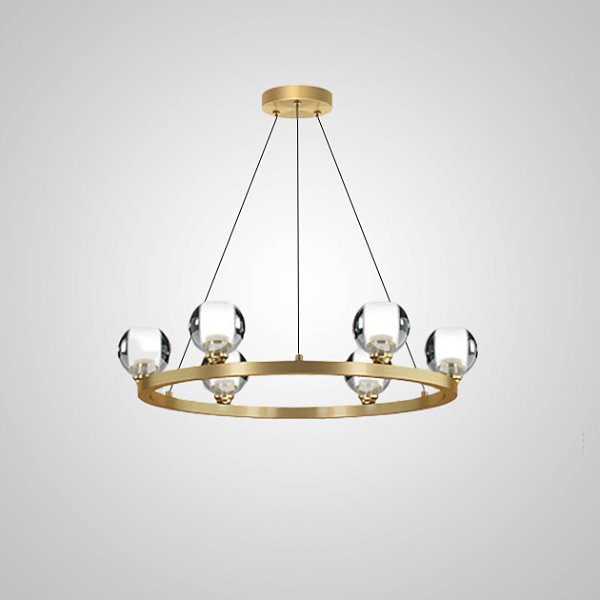 Подвесная люстра ILIANA CH D60 Brass by ImperiumLoft