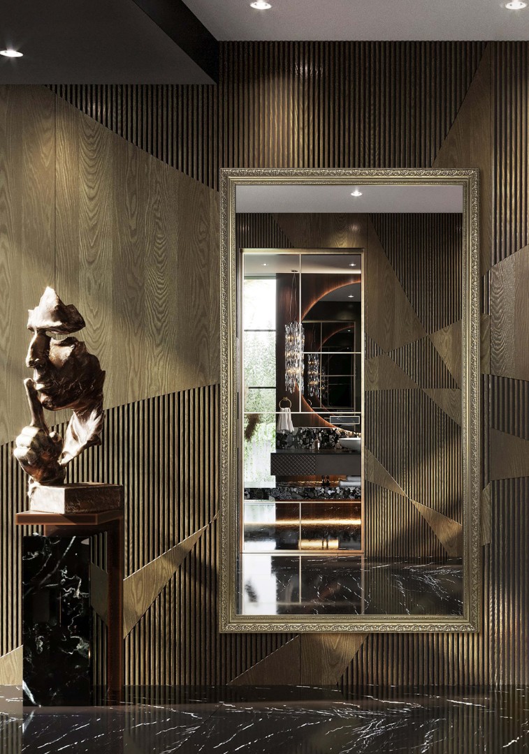 Зеркало BountyHome Golden mv085