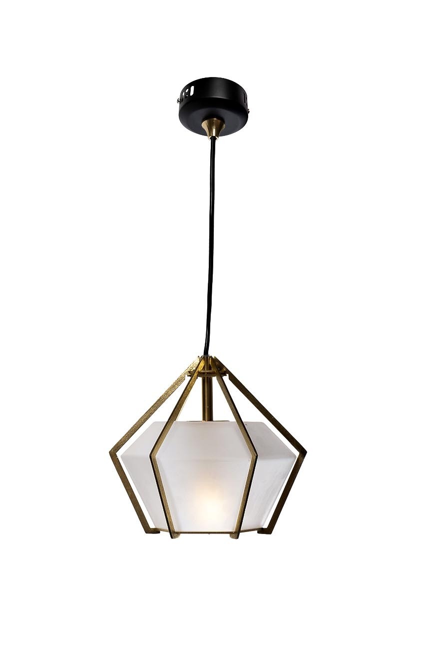 Светильник потолочный подвесной со стеклом Garda Decor 60GD-9932P/B