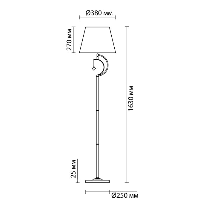 Торшер GVENET FL by ImperiumLoft
