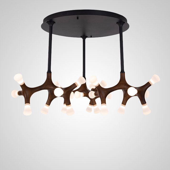 Потолочная люстра SANTANA CH D110 Dark brown by ImperiumLoft