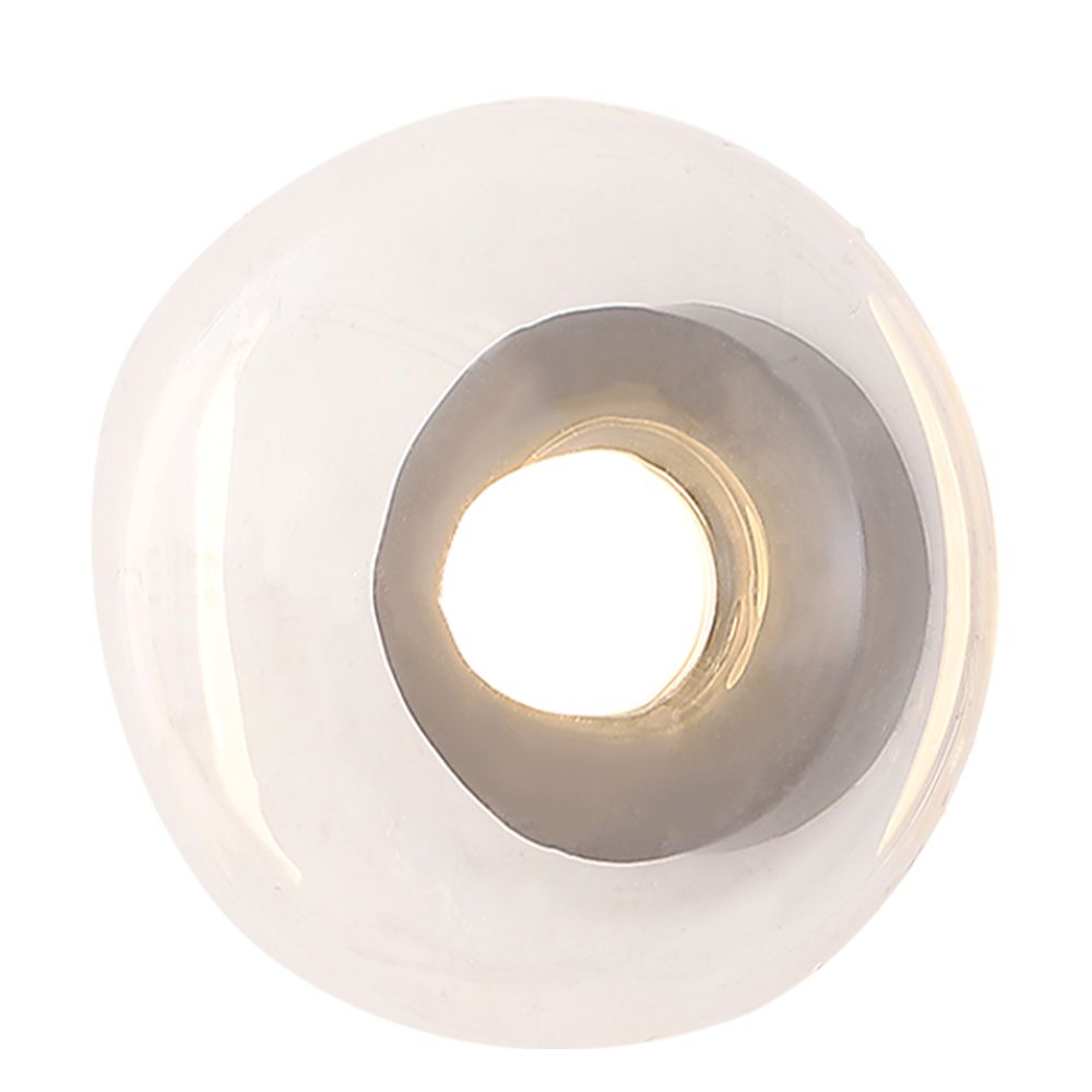 Бра Crystal Lux BOSQUE AP1 BLACK/TRANSPARENT