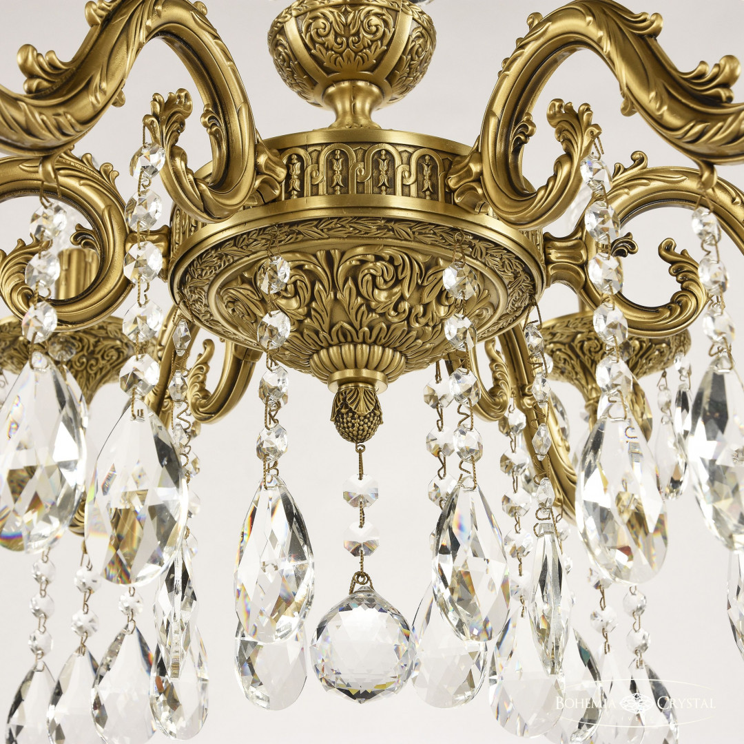 Люстра бронзовая с хрусталём 71101/6/210 A FP