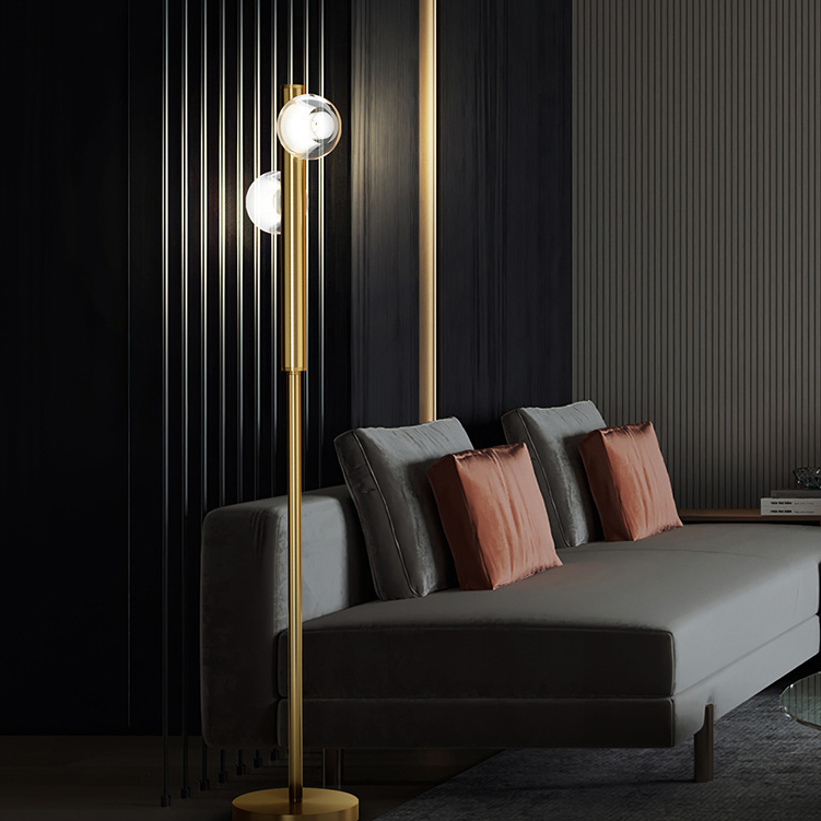 Торшер ILIANA FL Black by ImperiumLoft