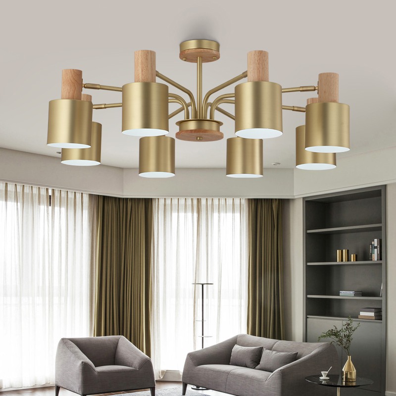 Подвесная люстра INGRID 8 metal by ImperiumLoft