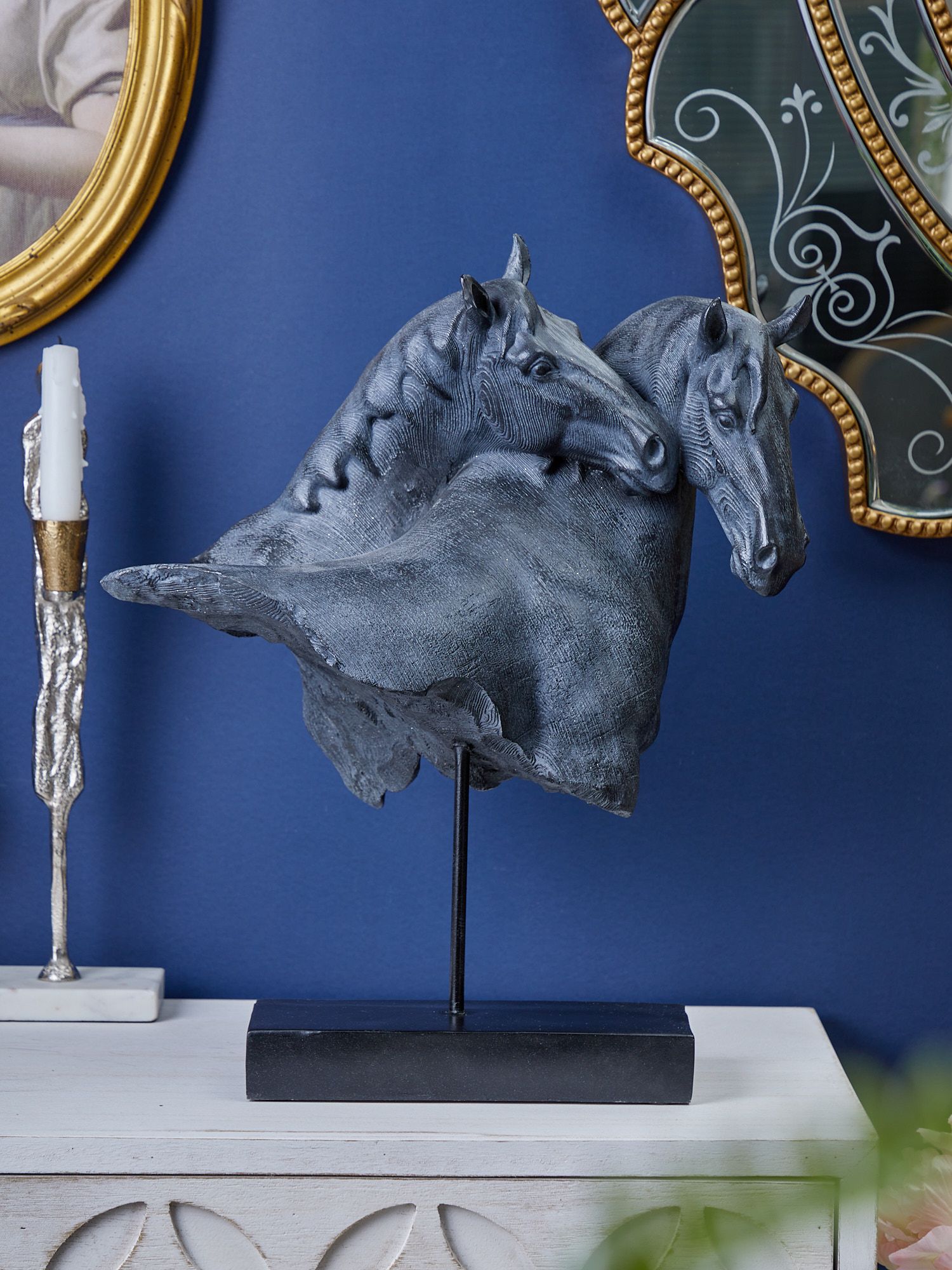 Декор настольный Лошади Glasar 70-017