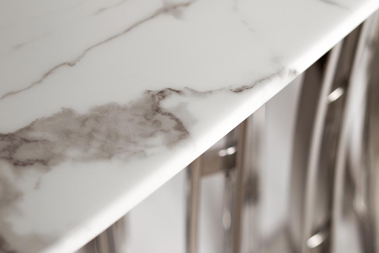 Консоль светло-серая (натуральный камень) Garda Decor 45EX-CN122