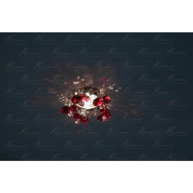 Встраиваемый светильник Kantarel Twisted Bell CD 017.3.6 bordo