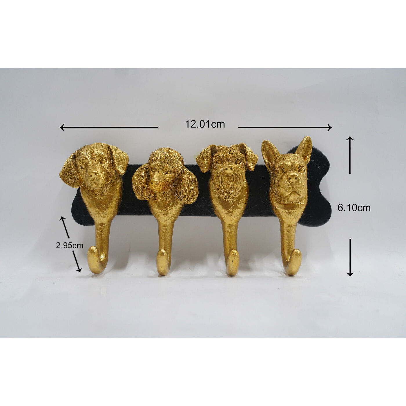 Вешалка Dog Family Gold 31cm KARE 70615