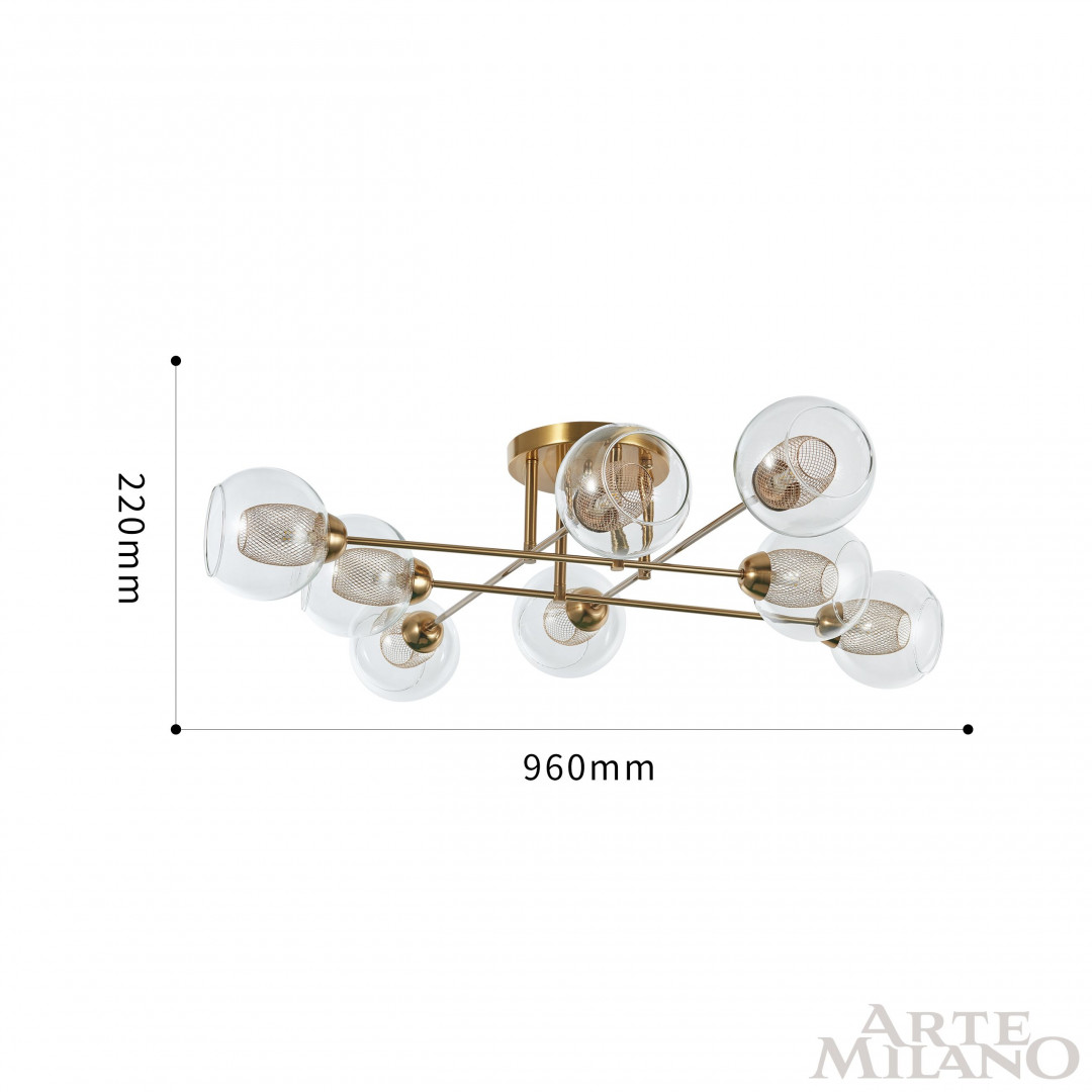 Люстра 272880/8 GD Arte Milano