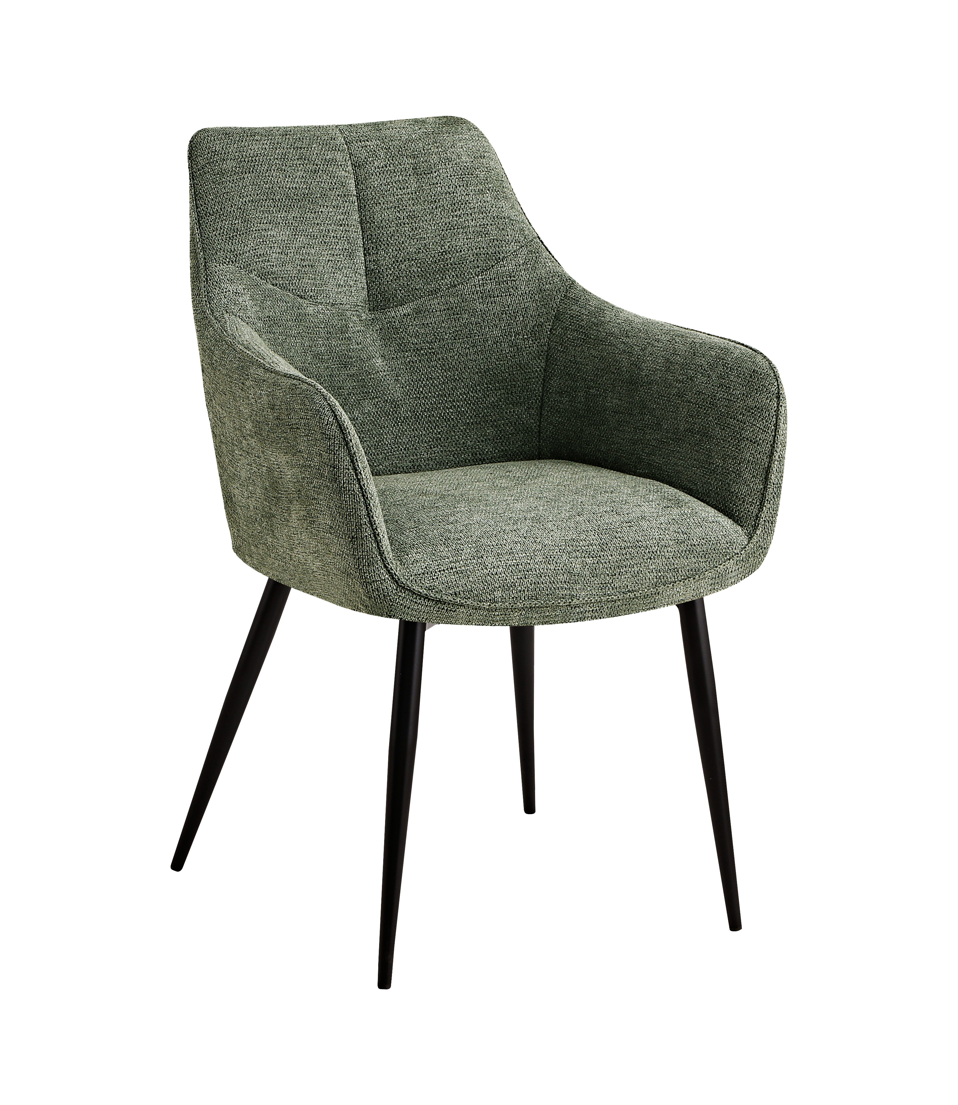 Стул обеденный Lynet рогожка серо-зеленый Stool Group