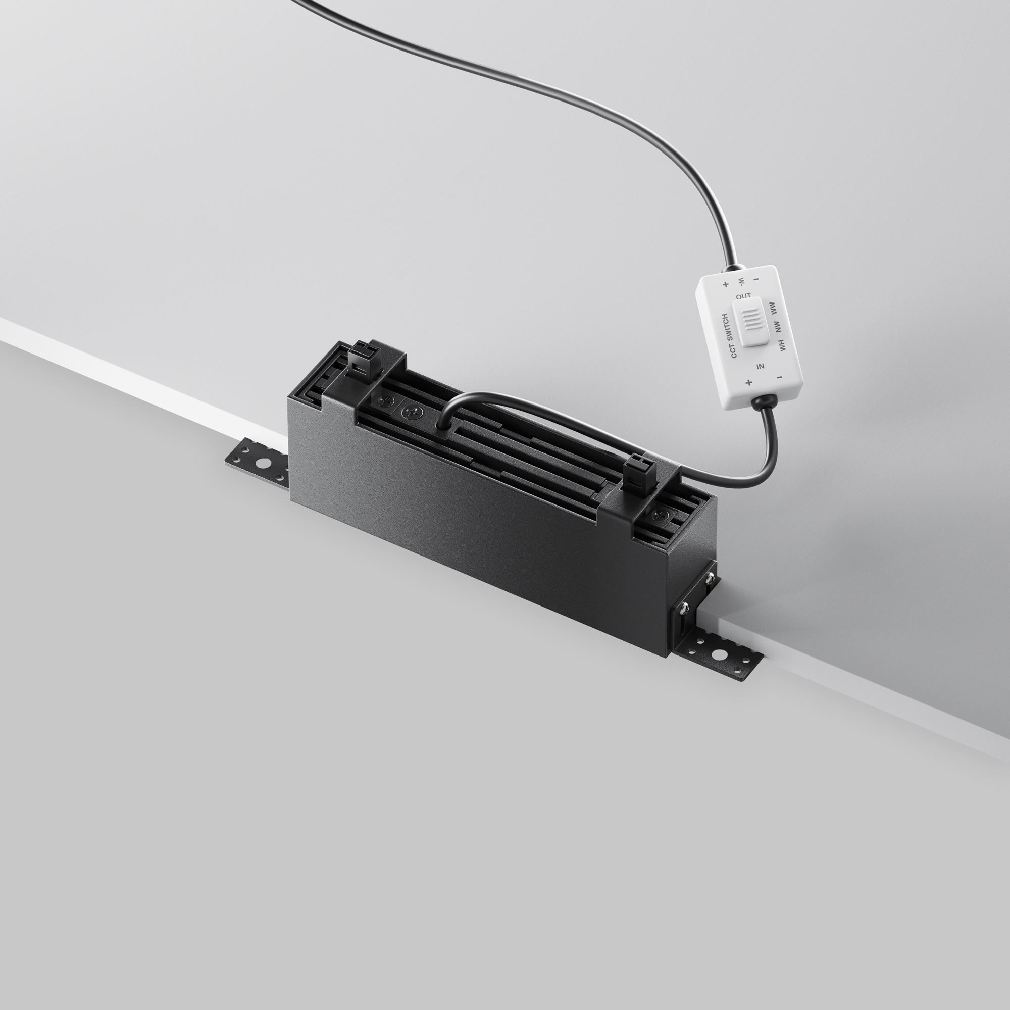 Встраиваемый светильник Technical DL065-12W3-6K-TRS-B