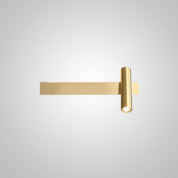 Настенный светильник JENIUS L40 Brass Right by ImperiumLoft