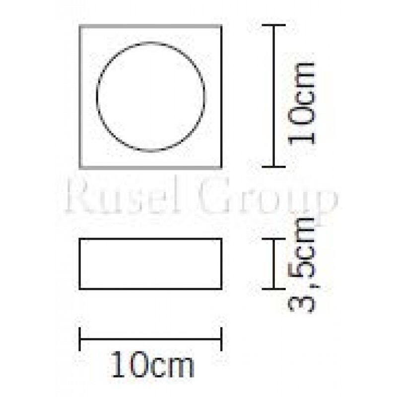Настенно-потолочный светильник Fabbian Sette W D54 G03 11