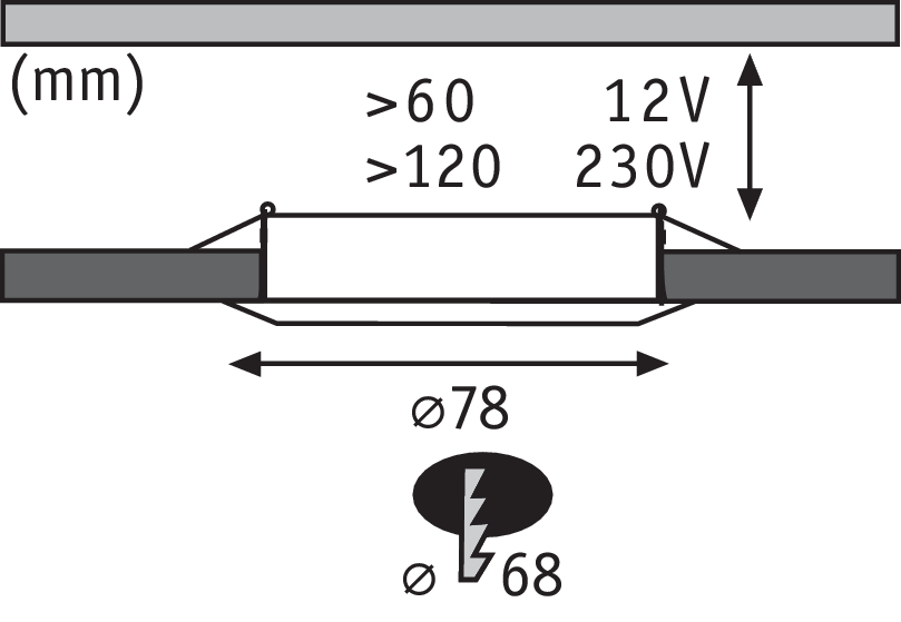 Встраиваемый светильник Paulmann 93635