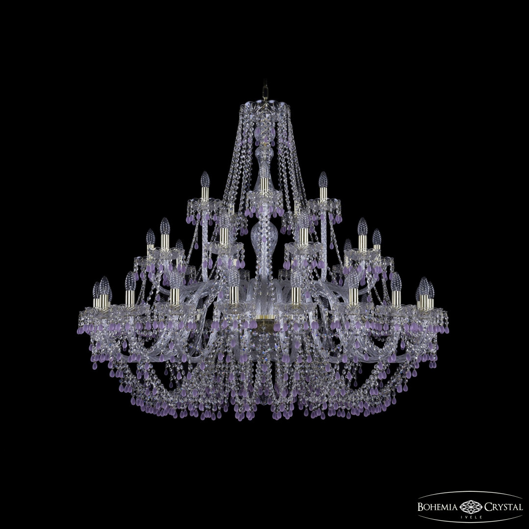 Люстра хрустальная 1410/20+10+5/460 G V7010 Bohemia Ivele Crystal