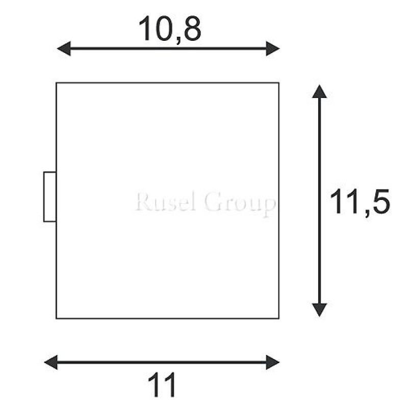 Уличный светильник SLV SITRA CUBE 232537