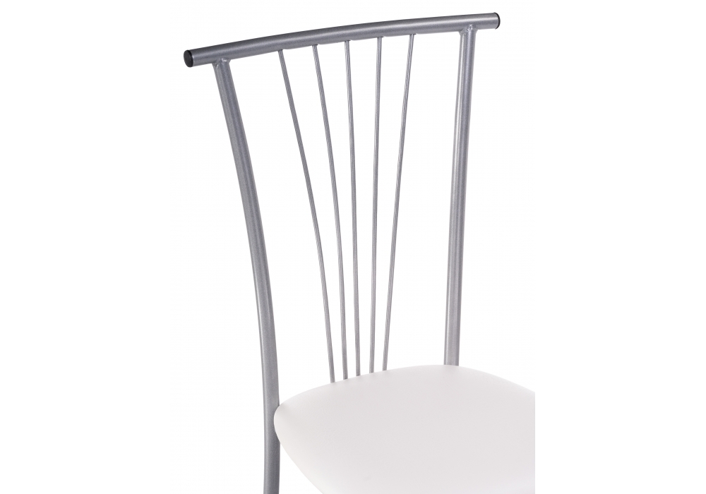 Стул Woodville Grigori белый полимер / светлый мусс 453987