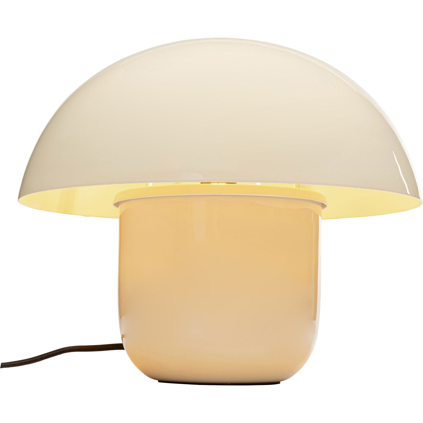 Светильник настольный Mushroom Shiny Ecru 27cm KARE 58170
