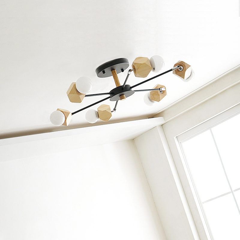 Люстра на штанге JX D78 Black by ImperiumLoft