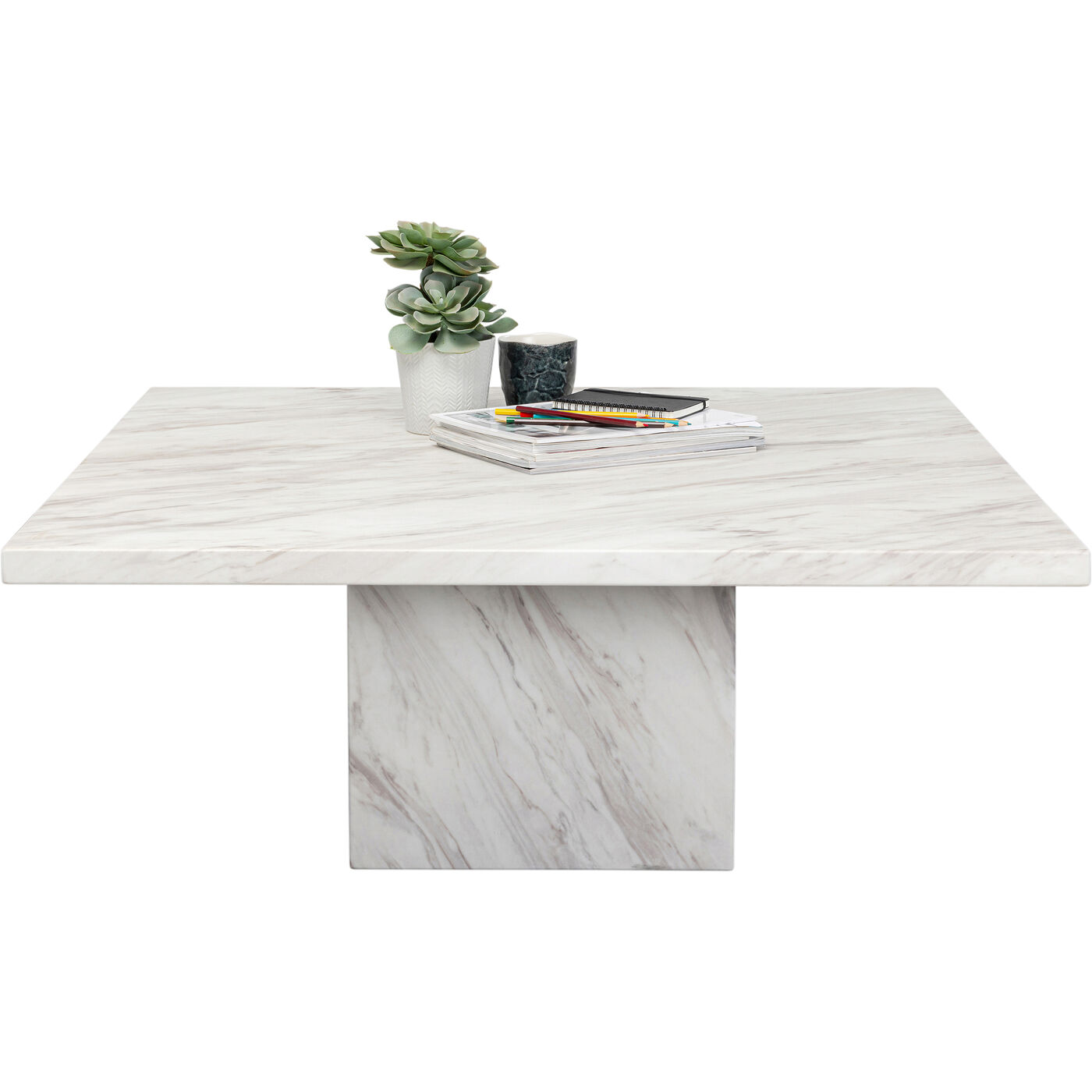 Стол кофейный Artistico Marble 100x100 см KARE 87748