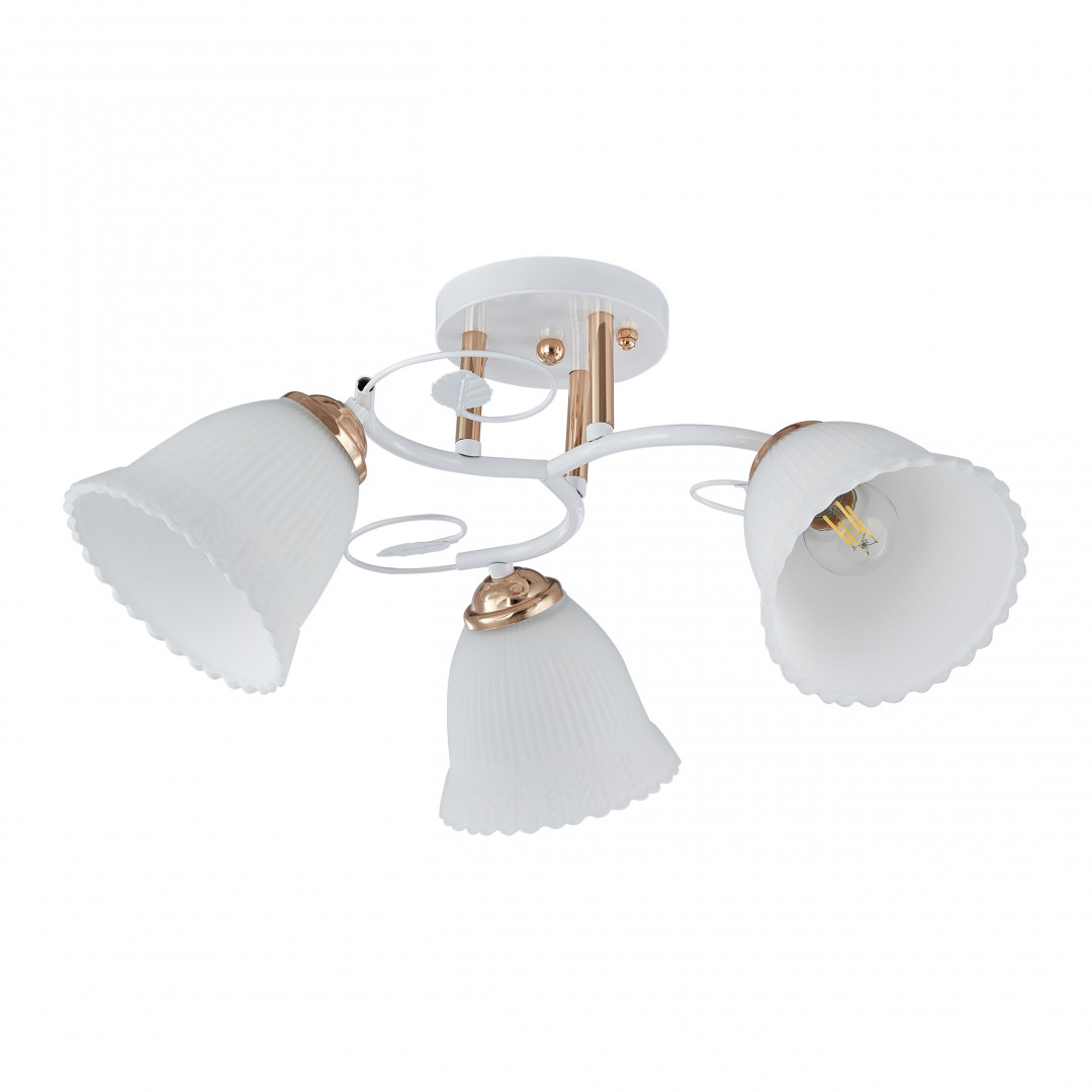 Люстра с плафонами 325395/3A WH+FG Arte Milano