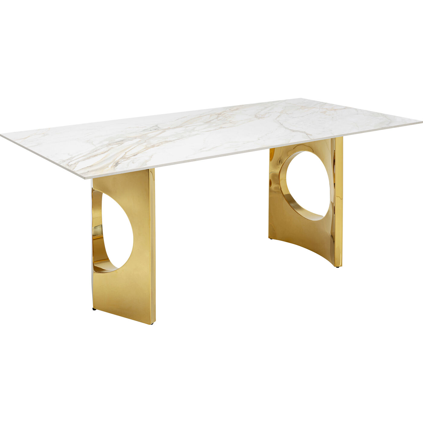 Стол обеденный Eternity Oho Gold Ceramic KARE 87335