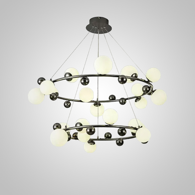 Кольцевые люстры и светильники DONALD D100+120 by ImperiumLoft