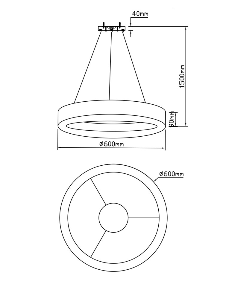 Люстра подвесная Fluorite FL1030-6P