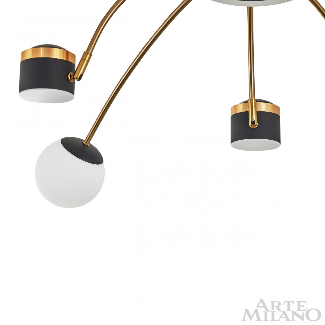 Люстра светодиодная 271040/8 BK/GD Arte Milano