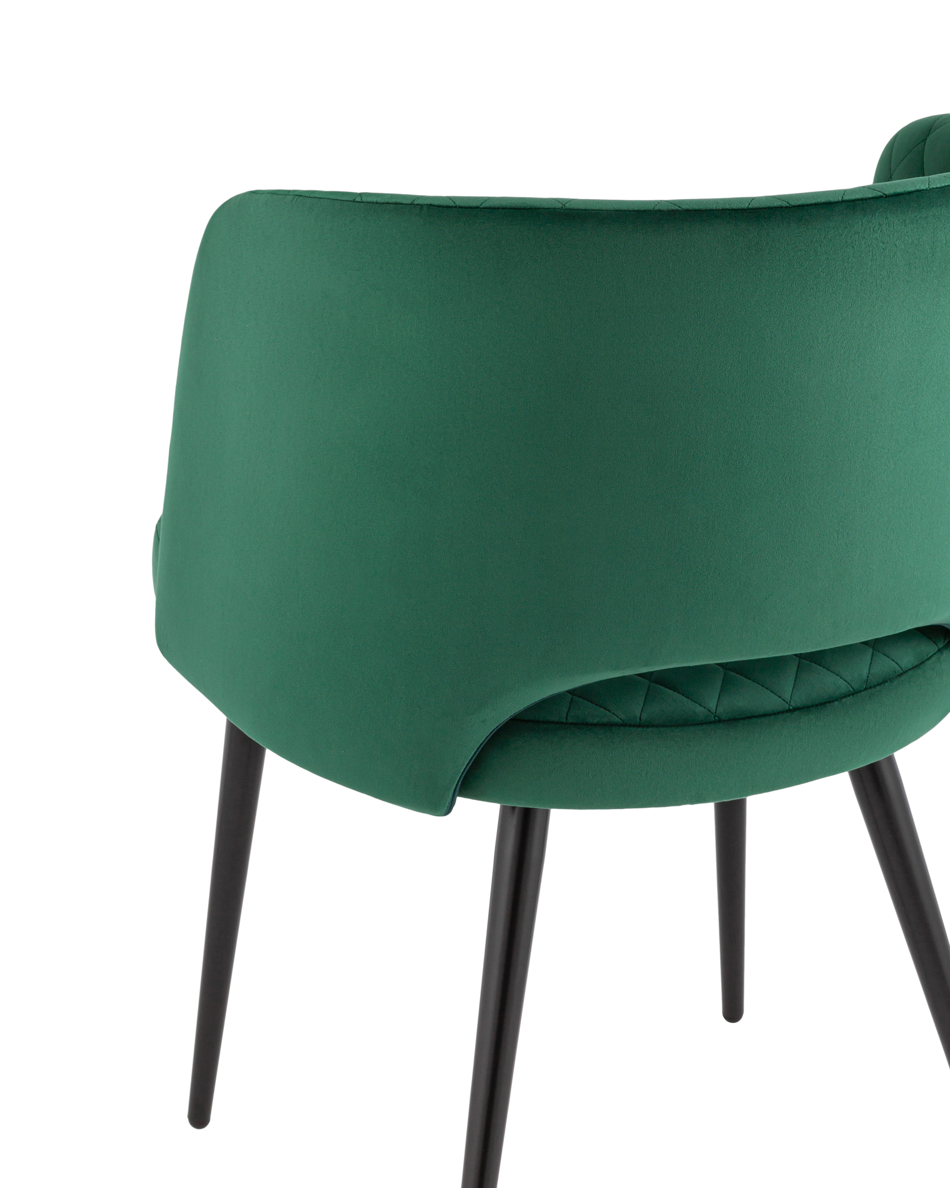 Стул-кресло Дарелл велюр зелёный Stool Group