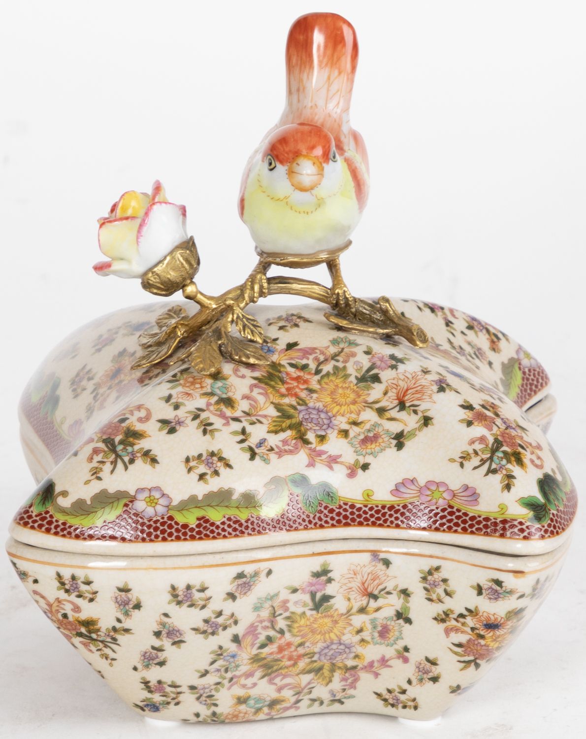 Шкатулка с птичкой Glasar B1321HC/X2178