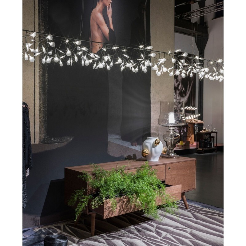 Подвесной светильник Moooi Heracleum Endless nickel 10 MTR CABLE