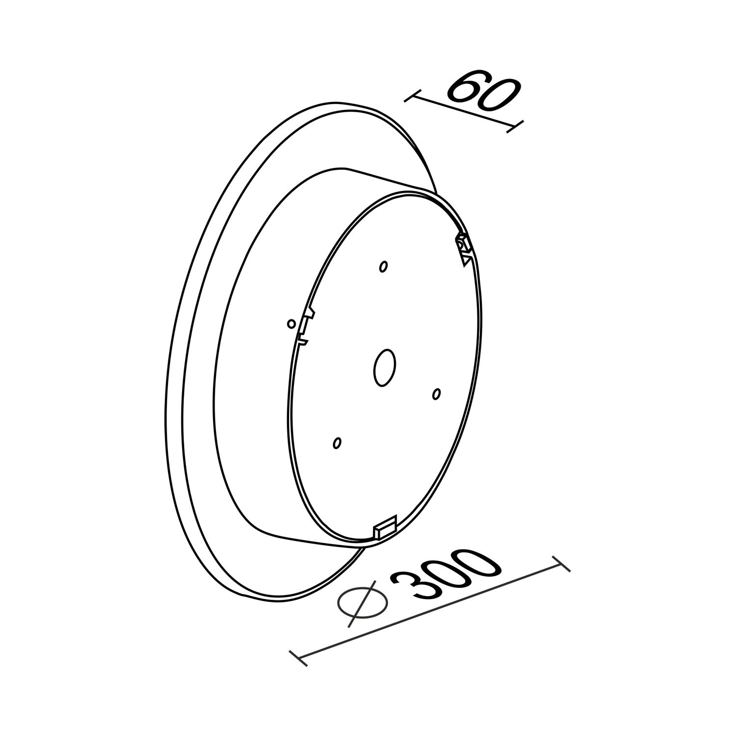 Настенный светодиодный светильник Ledron GW-8663-30 White