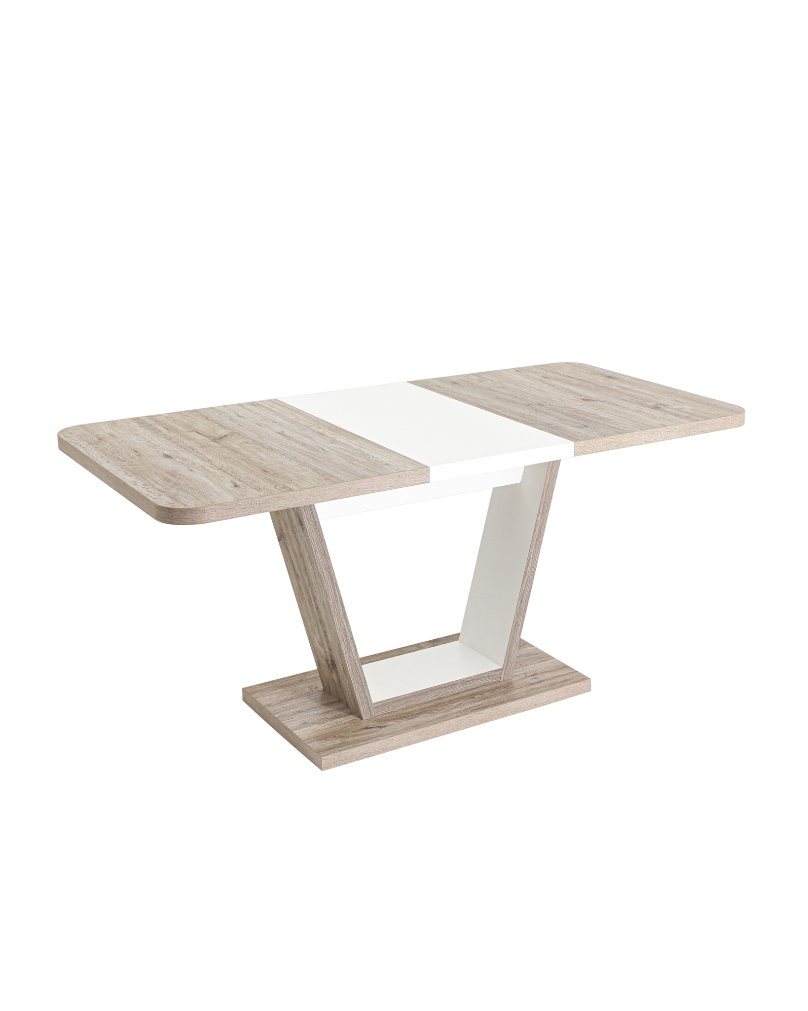Стол Vector 120-160*80 дуб анкона/белый Stool Group