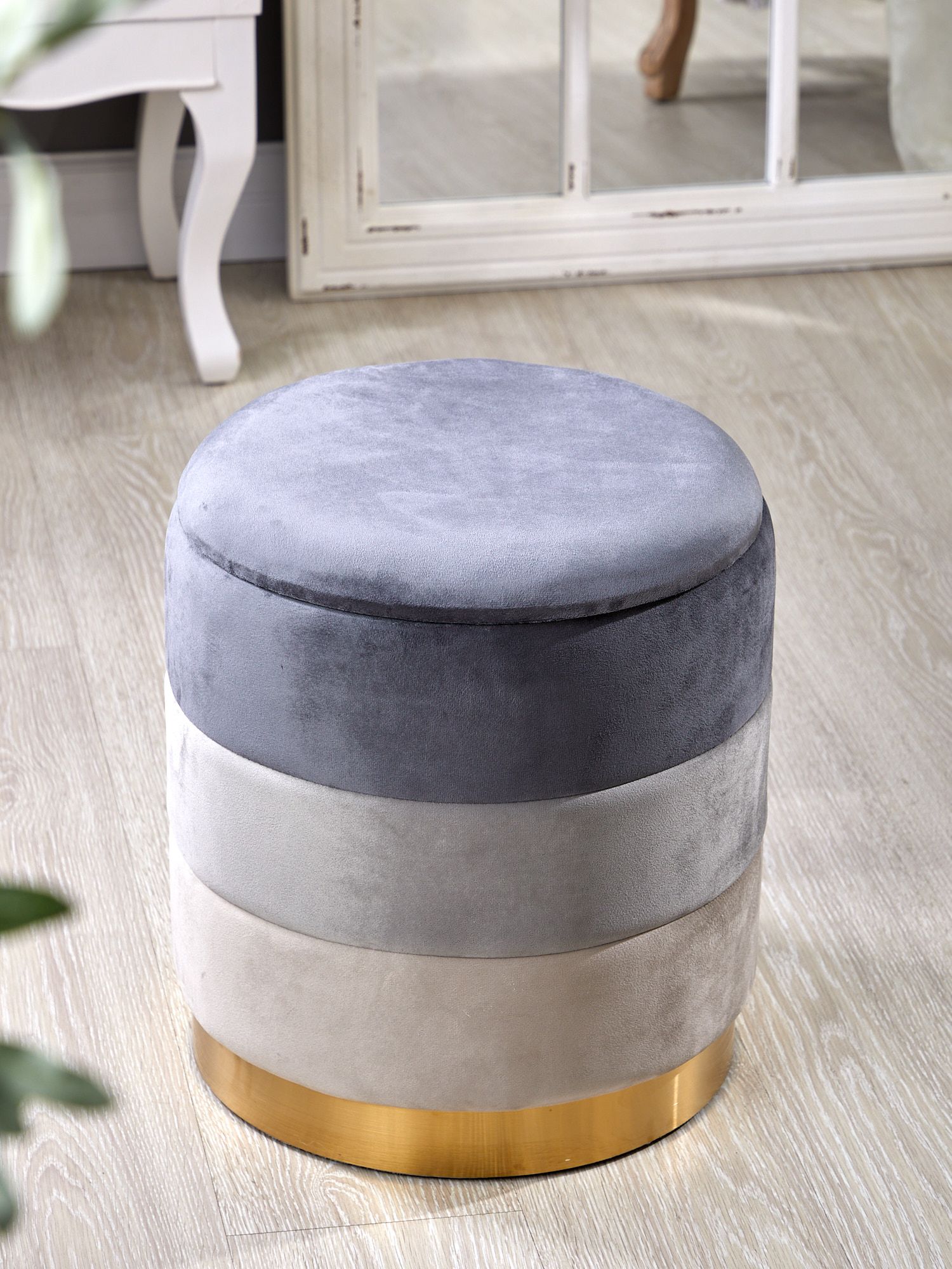 Пуф с крышкой Glasar 49-333B