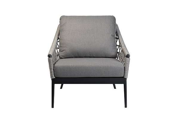 Кресло уличное Марра темно-серое Garda Decor 39AR-00628