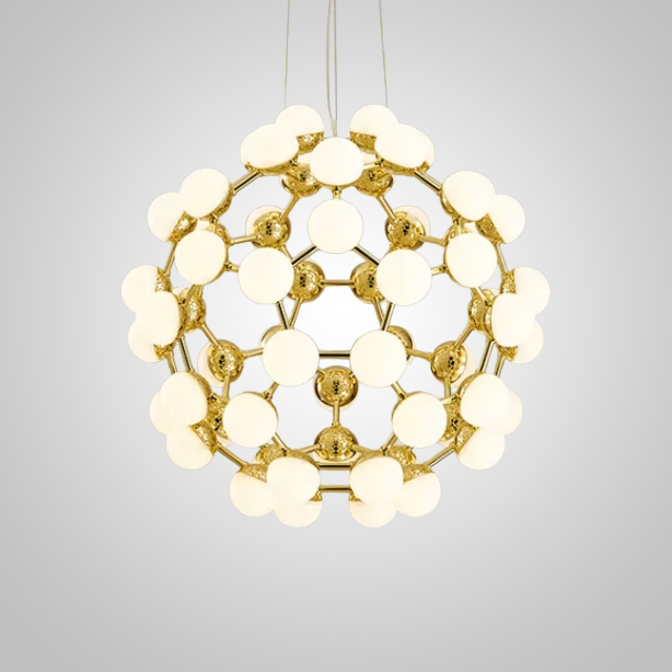 Подвесная люстра MESH D65 Gold by ImperiumLoft