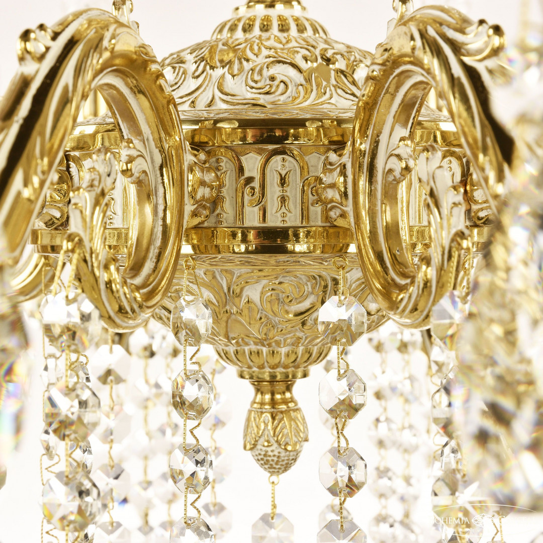 Люстра бронзовая с хрусталём 71202/10/210 B GW