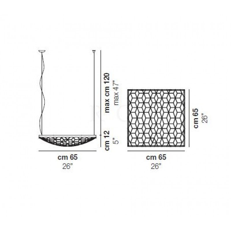 Подвесной светильник Vistosi STARNET SP QUADRA 65