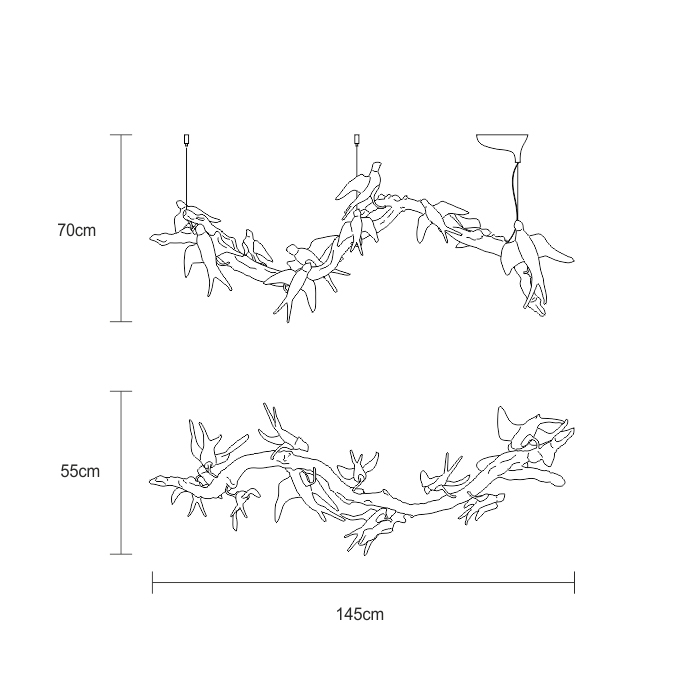 Люстра Serip Voa CT3418/10