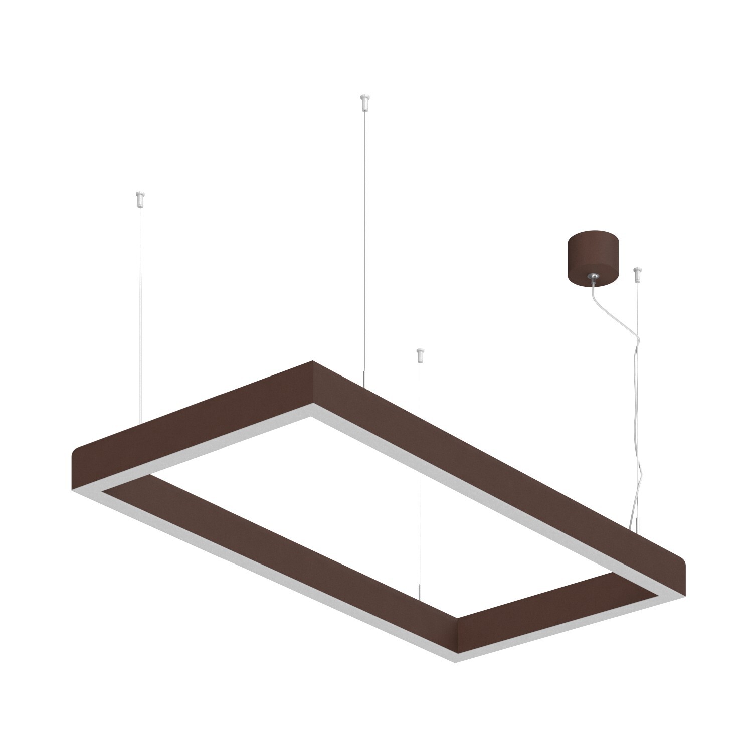 Подвесной светодиодный светильник Ledron SKYLINE HL 340х670 Brown 4000K