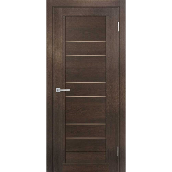 Межкомнатная дверь Graf ТЕХНО-806 бронза сатинат Фреско (2000 х 900)