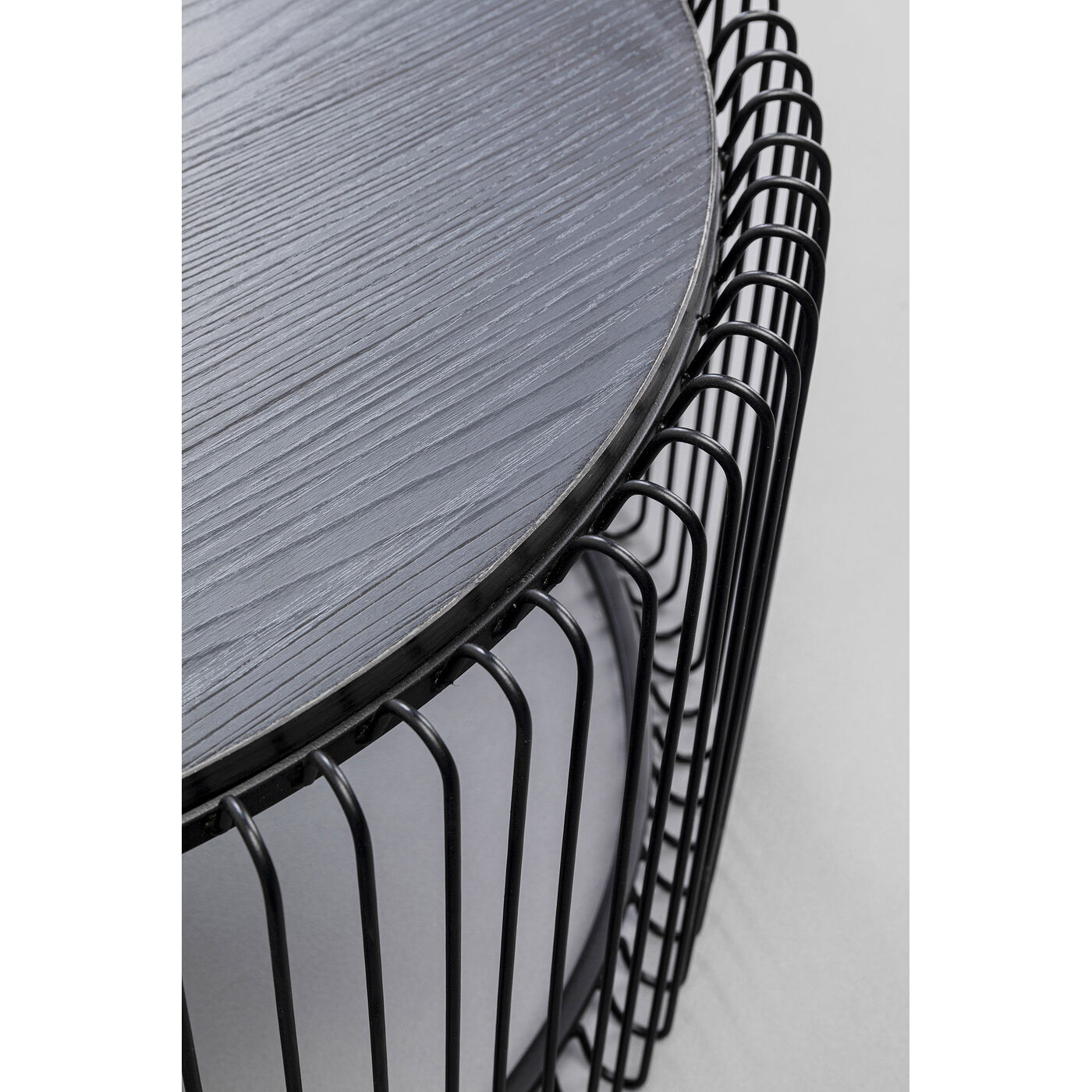 Стол кофейный Wire Black Wood (2/Set) KARE 87816