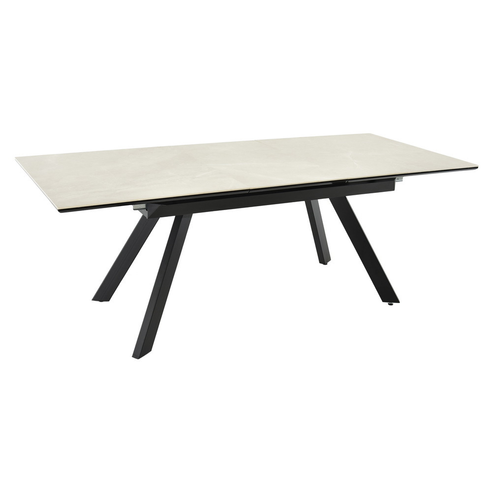 Стол Adam раскладной 140-190x90x75см, бежевый, чёрный Bradex Home RF 0418