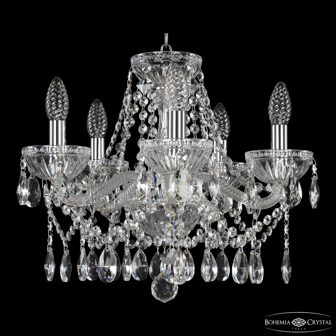 Люстра 5413/5/141 Ni Clear/M-1G Bohemia Ivele Crystal