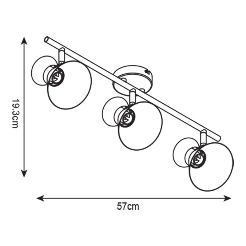 Спот Arte Lamp A1406PL-3WG