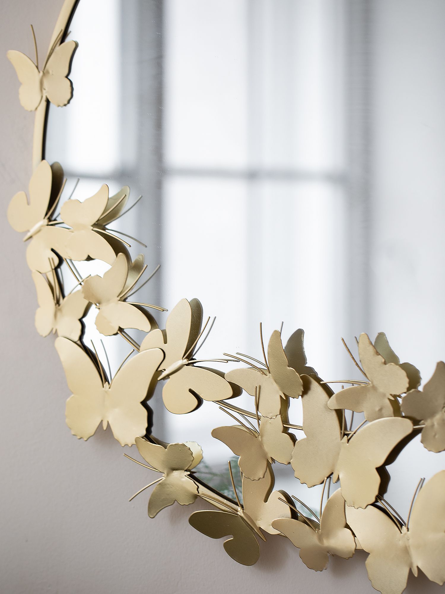 Зеркало настенное с бабочками Glasar 54-192