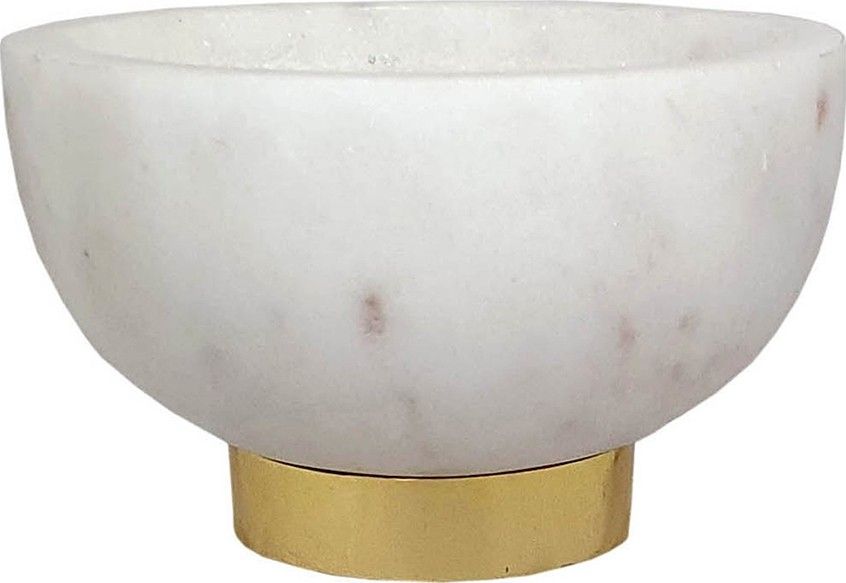 Чаша из белого мрамора Glasar 78602/1-WHIT-DS