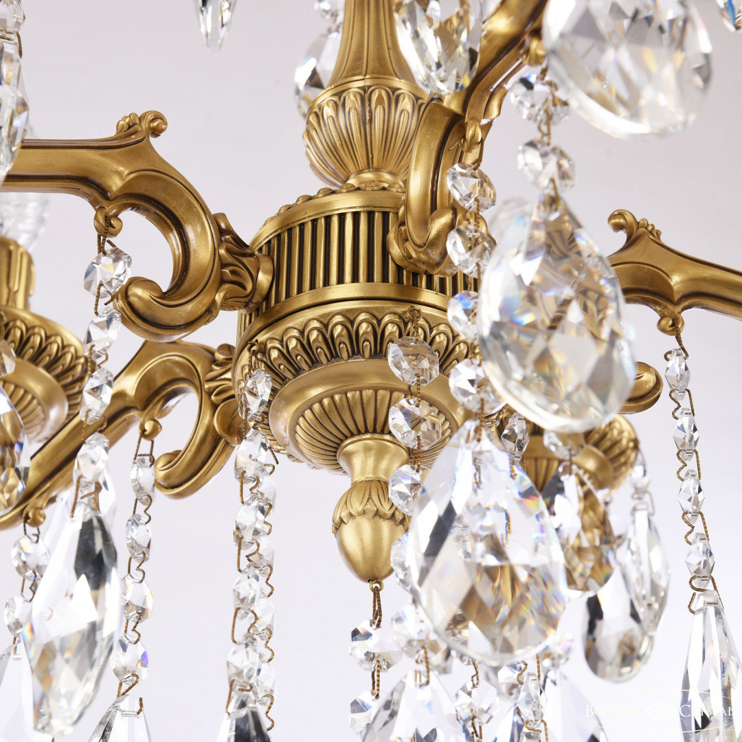 Люстра бронзовая с хрусталём 75102/5/125 B FP